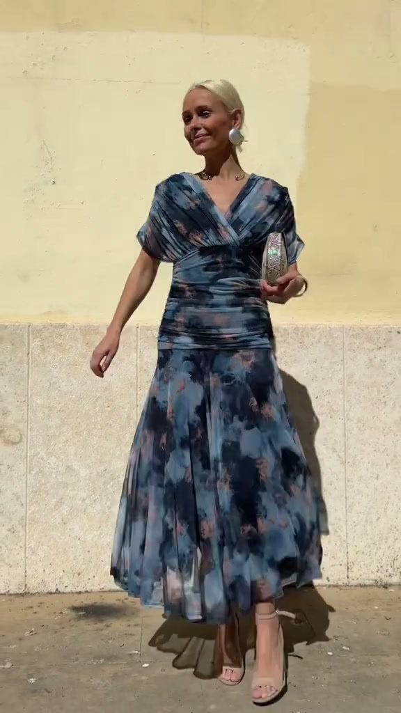 Luna | Elegant Blue Dress