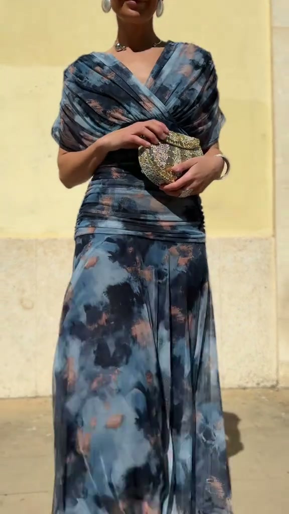 Luna | Elegant Blue Dress