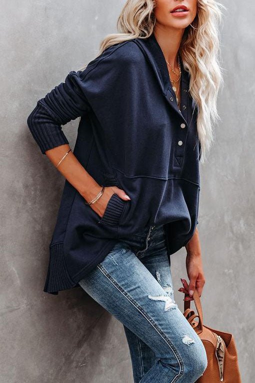Effortless Hoodies for Women with Relaxed Tunic Length Drawstring Pullover Sweatshirt Style